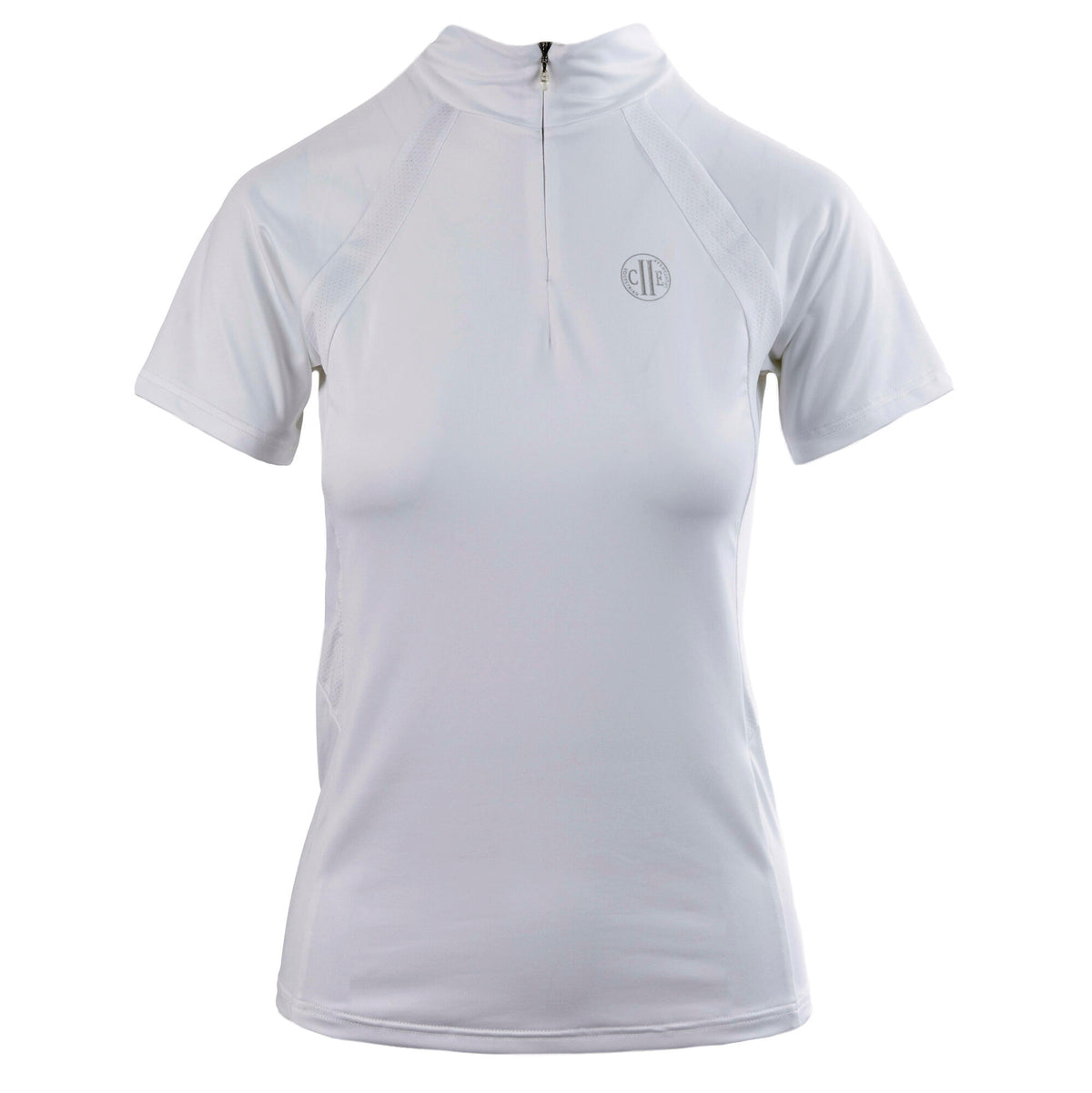 WESTMINISTER Ladies Zip Neck Top White (Optical White)