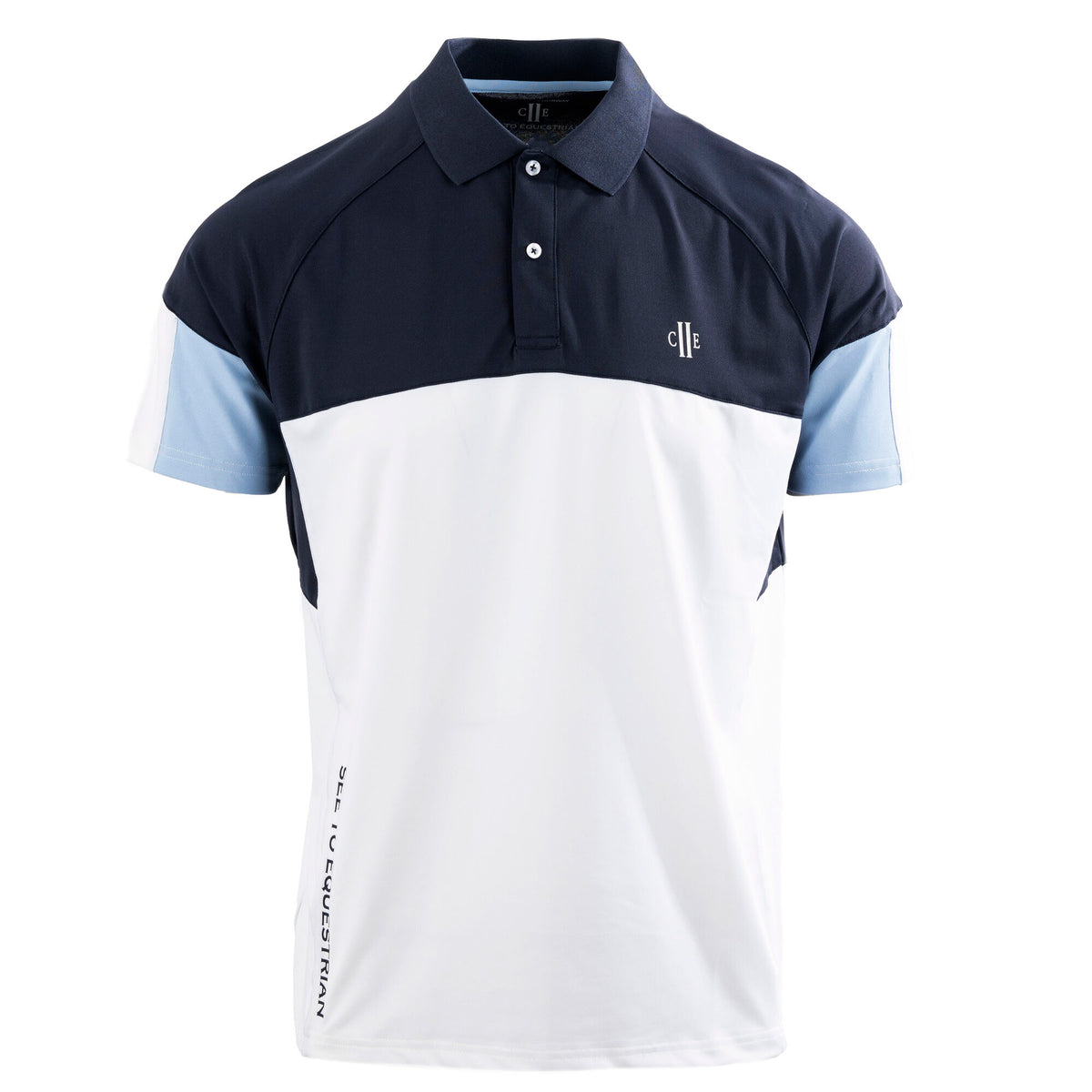 BAKER Mens Technical Polo Shirt Navy (Black Iris)