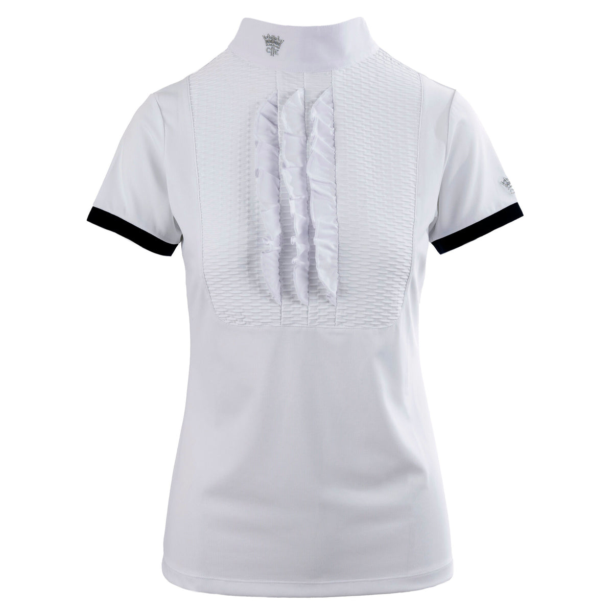 HOLBORN Ladies Showshirt SS w Shirtbreast White (Optical White)