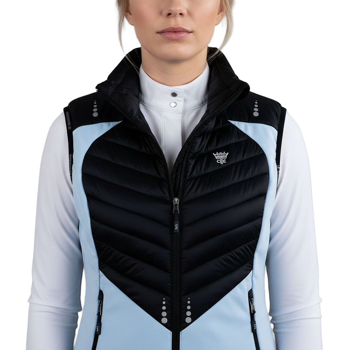 GREEN PARK Ladies Hybrid Bodywarmer Placid Blue(Lt Blue)
