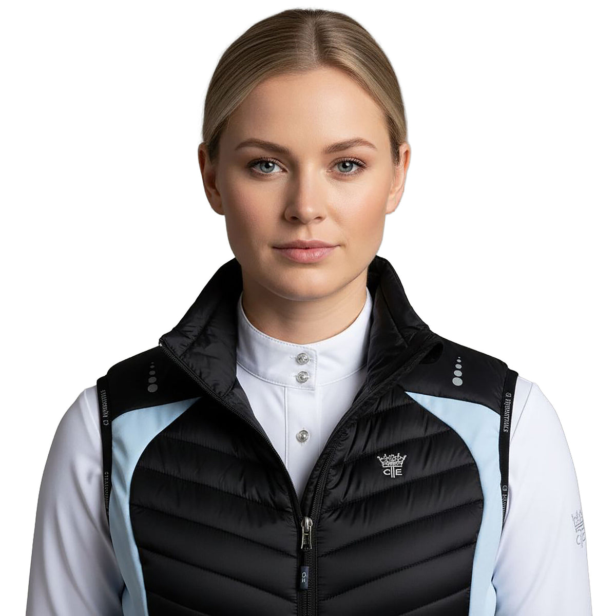 GREEN PARK Ladies Hybrid Bodywarmer Placid Blue(Lt Blue)
