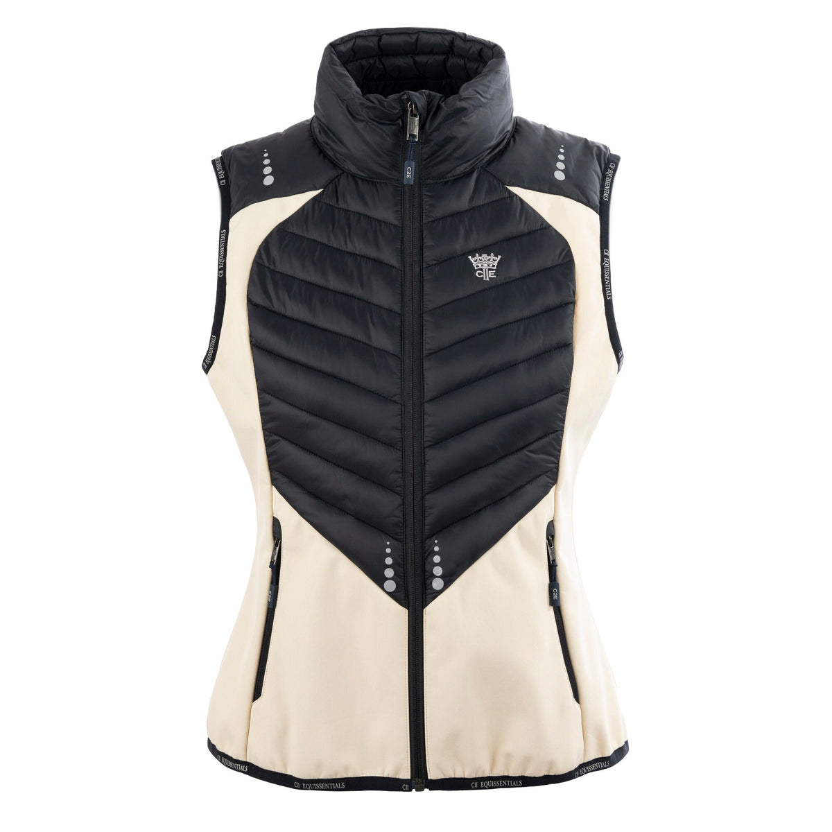 GREEN PARK Ladies Hybrid Bodywarmer Sandshell (Beige)