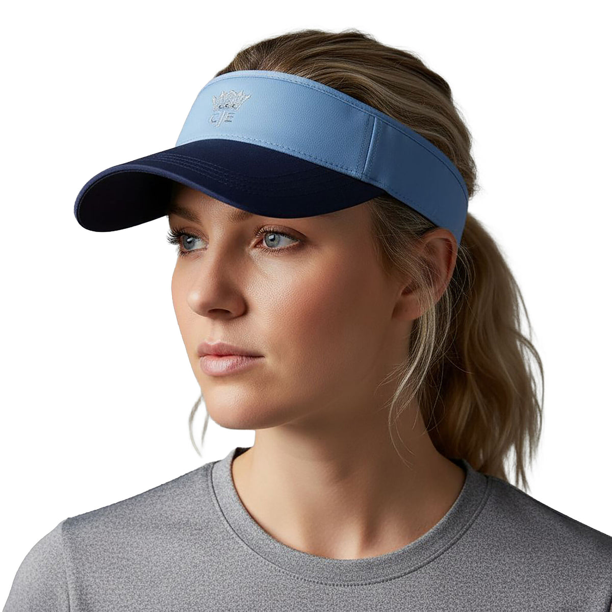 SOMERSET Ladies Twill Sunvisor Placid Blue(Lt Blue)