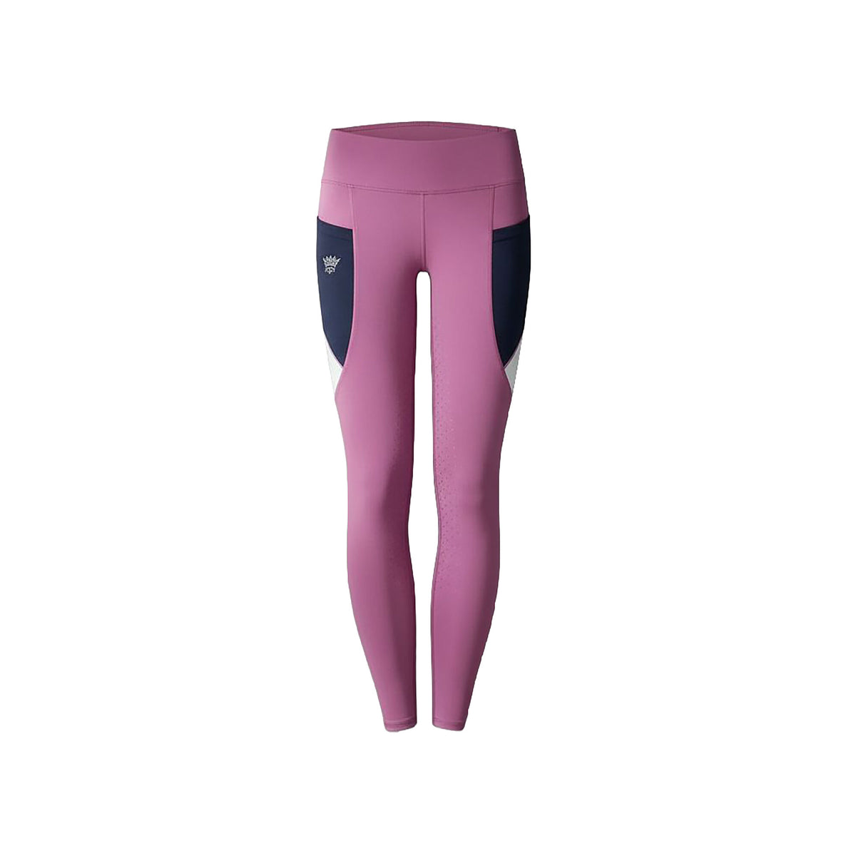 BRIDGE Ladies FG Color Blocks Riding Thights Spring Crocus (Pink)