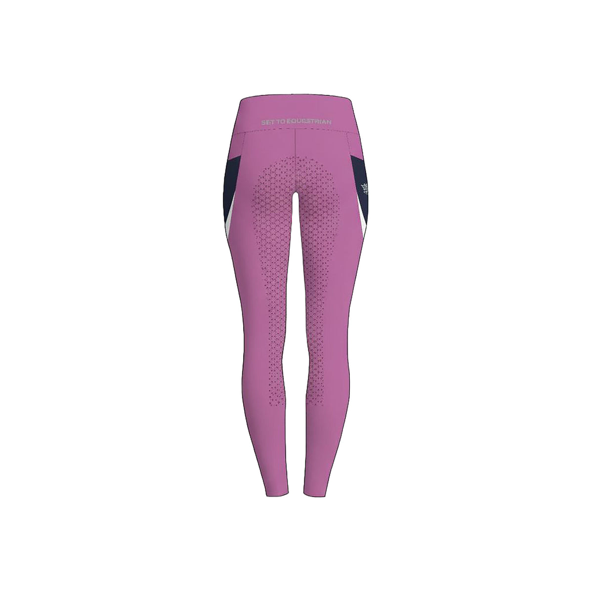 BRIDGE Ladies FG Color Blocks Riding Thights Spring Crocus (Pink)