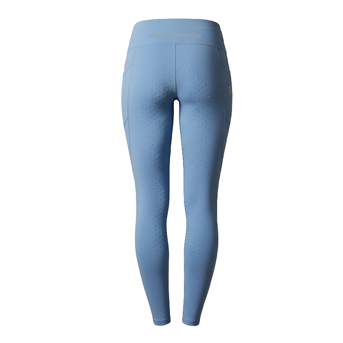 WATERLOO Ladies FG Solid Riding Thights Placid Blue(Lt Blue)
