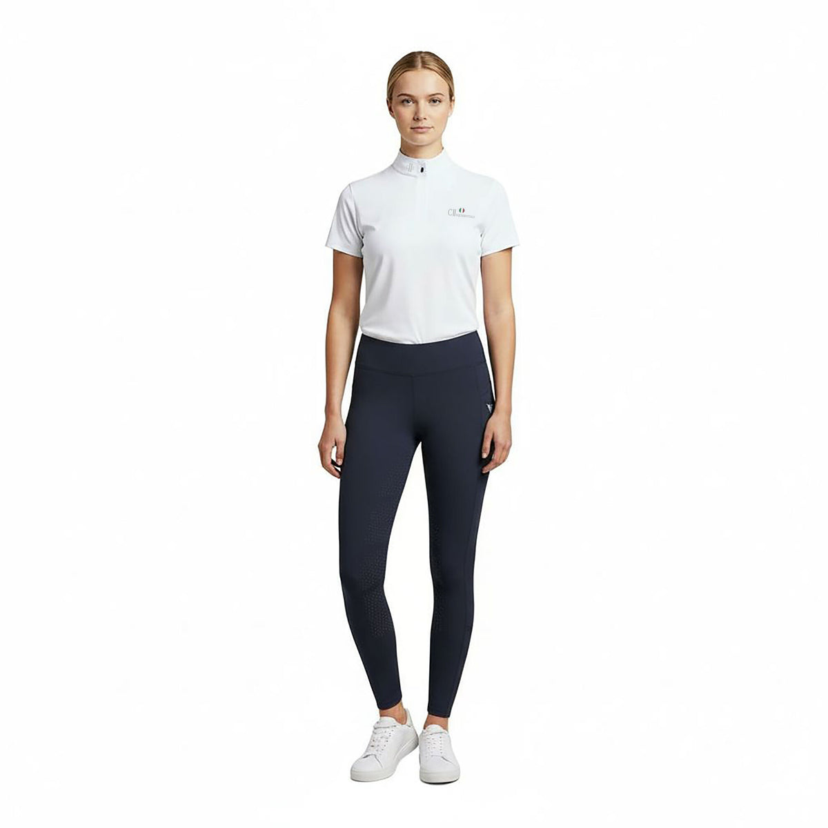 WATERLOO Ladies FG Solid Riding Thights Navy (Black Iris)