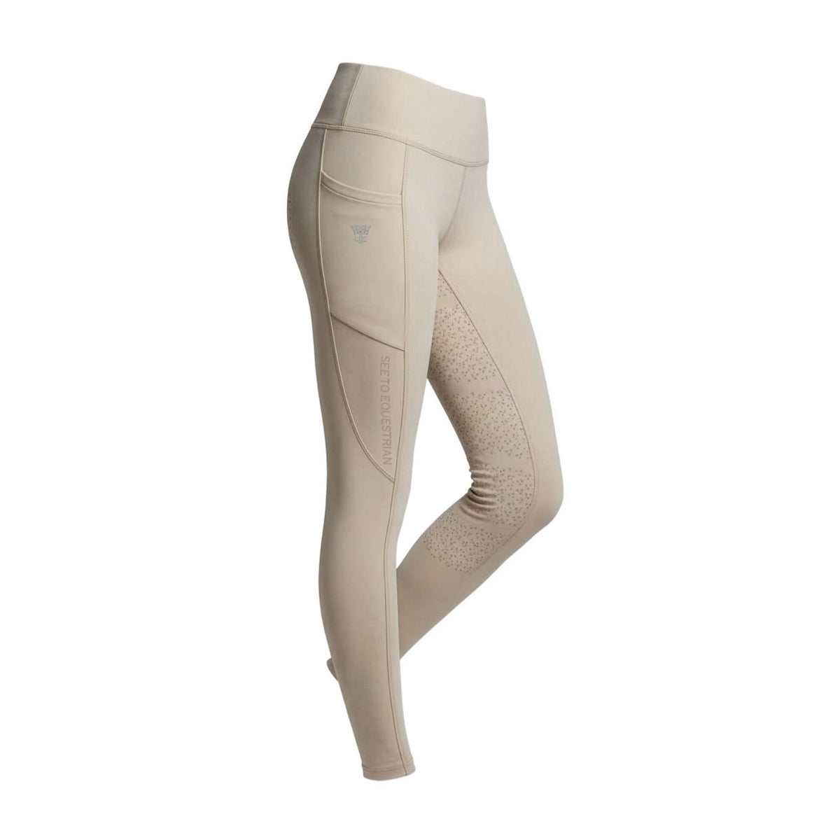 WATERLOO Ladies FG Solid Riding Thights Sandshell (Beige)