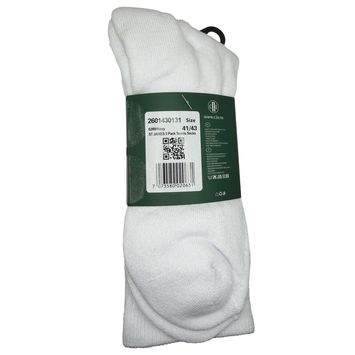 ST JAMES 3 Pack Tennis Socks Navy (Black Iris)